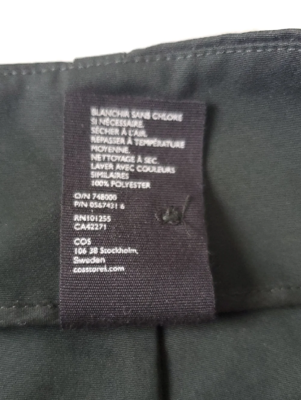 COS Flap Detail Wide-leg Trouser - Picture 4 of 12